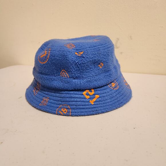 NY Knicks Colorway Fleece Bucket Hat Unisex Print Sample By Hall Of Fame - Picture 2 of 8